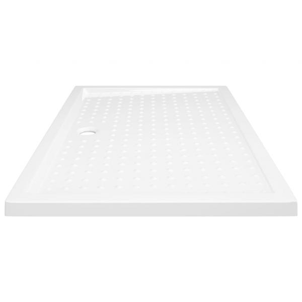 Duschwanne Anti-Rutsch Weiß 80x120x4 cm ABS