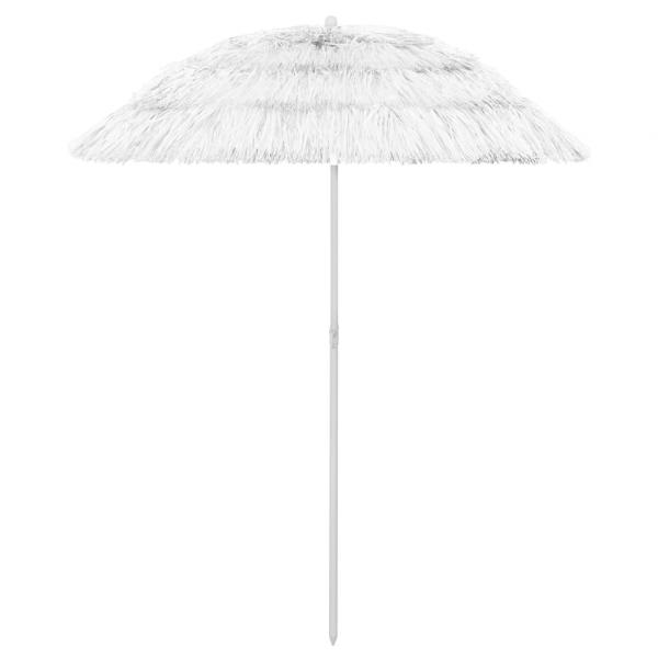 ARDEBO.de - Hawaii Sonnenschirm Weiß 180 cm