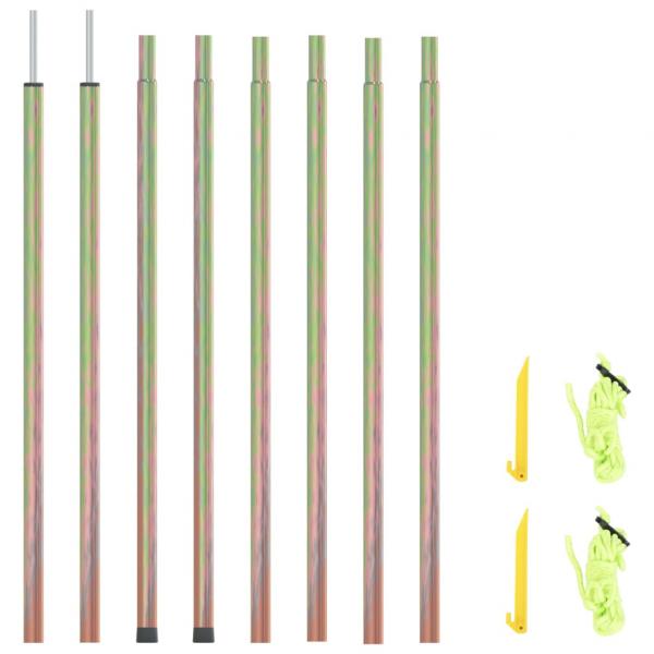ARDEBO.de - Sonnensegel Stangen 2 Stk. 250 cm Verzinkter Stahl 