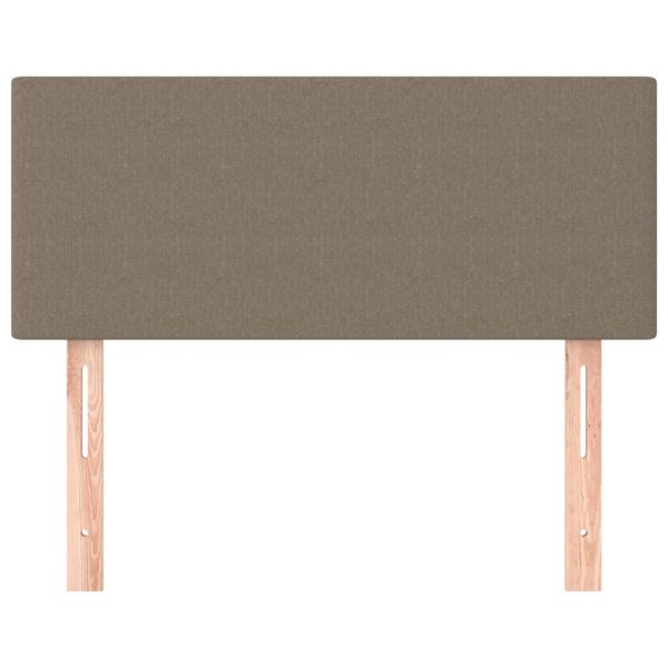 Kopfteil Taupe 100x5x78/88 cm Stoff