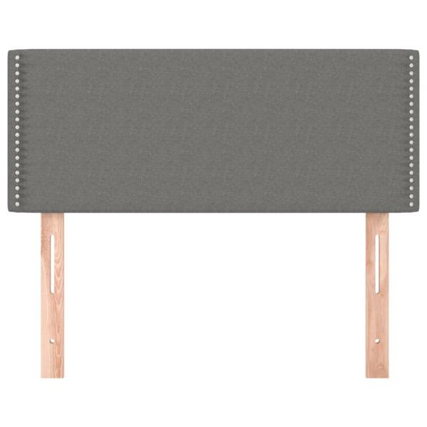 Kopfteil Dunkelgrau 100x5x78/88 cm Stoff