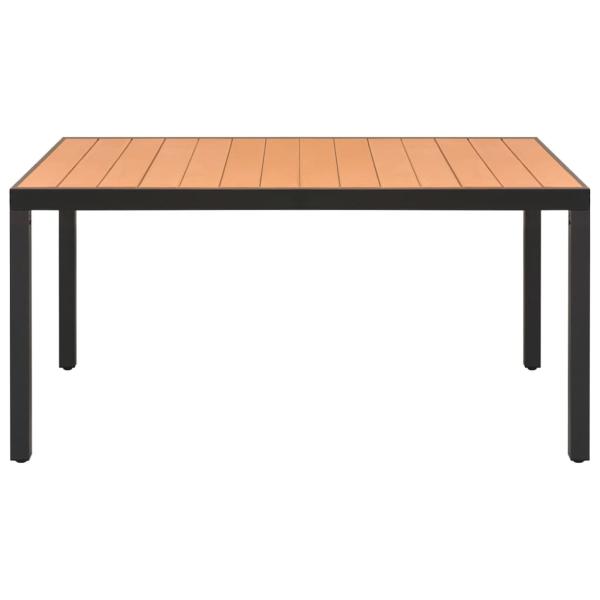 5-tlg. Garten-Essgruppe Schwarz und Braun