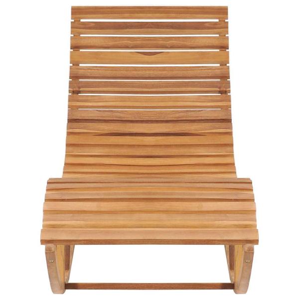 Schaukelliege mit Auflage Massivholz Teak