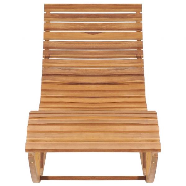 Schaukelliege mit Auflage Massivholz Teak