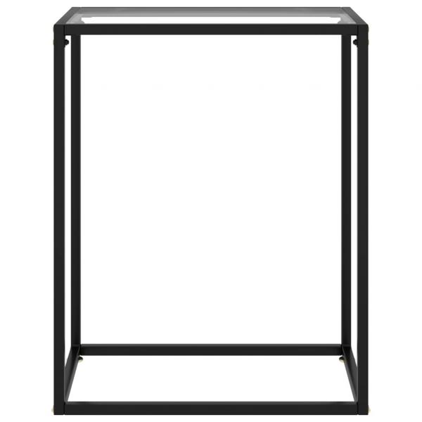 Konsolentisch Transparent 60x35x75 cm Hartglas