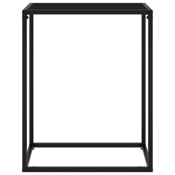 Konsolentisch Schwarz 60x35x75 cm Hartglas