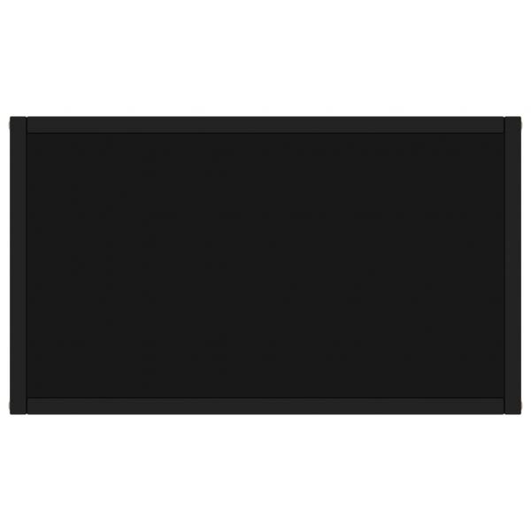 Konsolentisch Schwarz 60x35x75 cm Hartglas