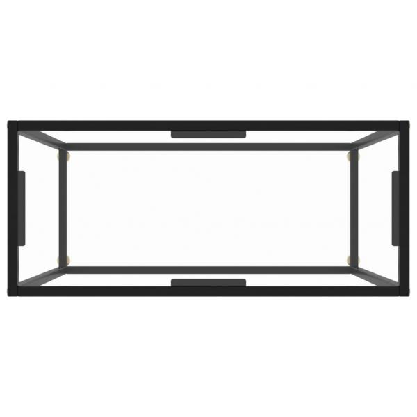 Konsolentisch Transparent 80x35x75 cm Hartglas