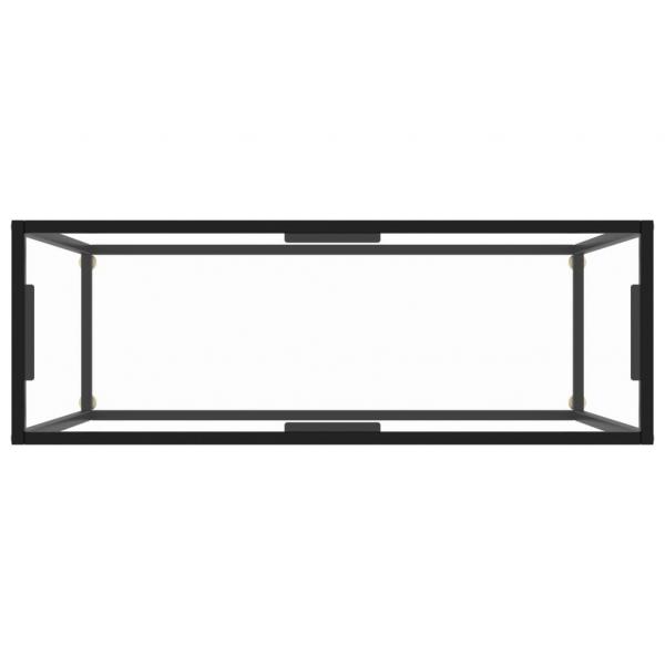 Konsolentisch Transparent 100x35x75 cm Hartglas