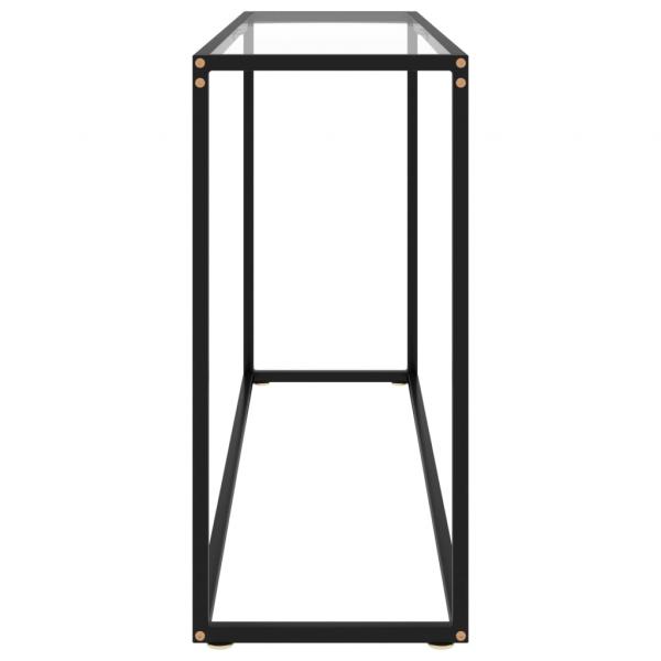 Konsolentisch Transparent 120x35x75 cm Hartglas