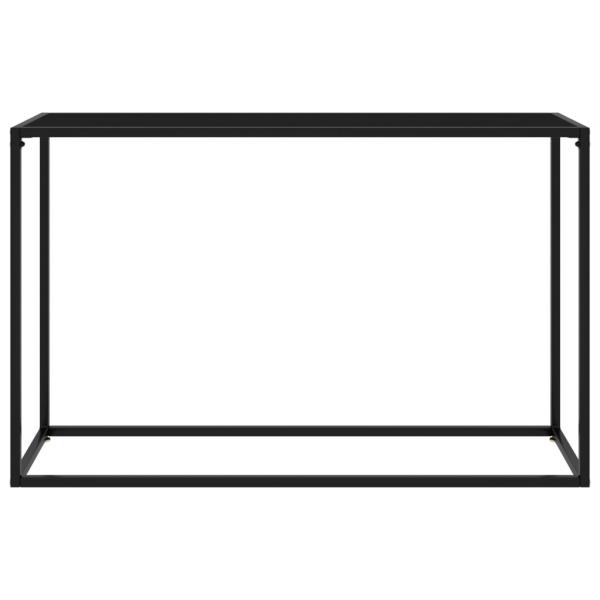 Konsolentisch Schwarz 120x35x75 cm Hartglas