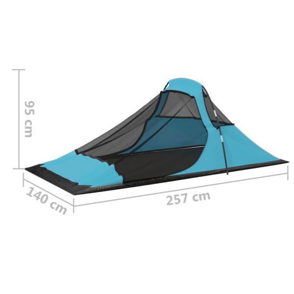 Campingzelt 317x240x100 cm Blau