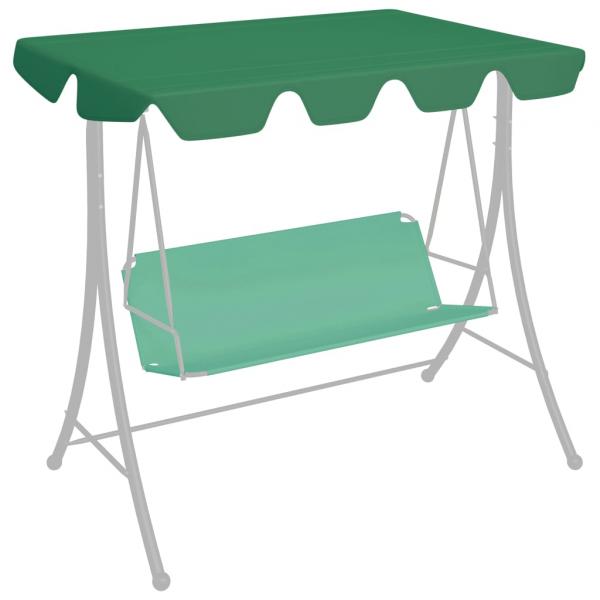 ARDEBO.de - Ersatzdach für Hollywoodschaukel Grün 188/168x145/110 cm