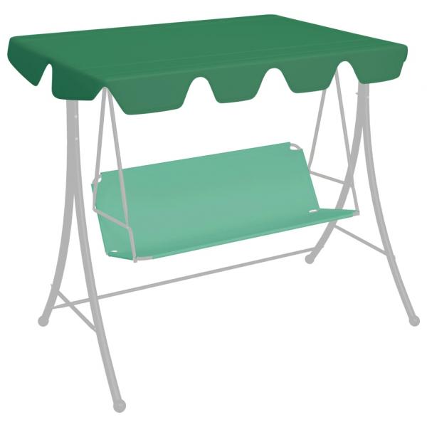 ARDEBO.de - Ersatzdach für Hollywoodschaukel Grün 150/130x105/70 cm
