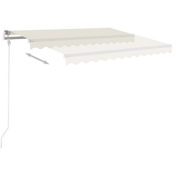 Markise Automatisch Einziehbar 350x250 cm Creme