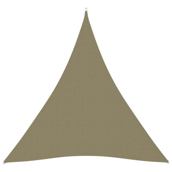 Sonnensegel Oxford-Gewebe Dreieckig 3x4x4 m Beige