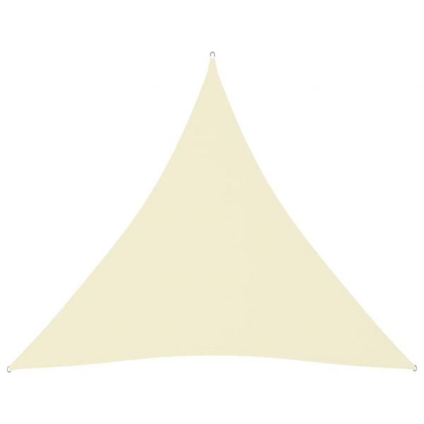 Sonnensegel Oxford-Gewebe Dreieckig 4,5x4,5x4,5 m Creme