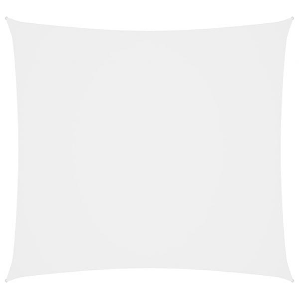 Sonnensegel Oxford-Gewebe Quadratisch 7x7 m Weiß