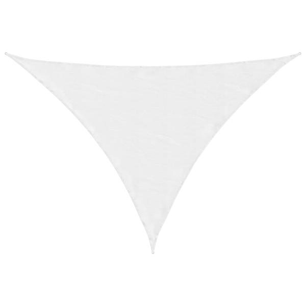 Sonnensegel Oxford-Gewebe Dreieckig 3,5x3,5x4,9 m Weiß