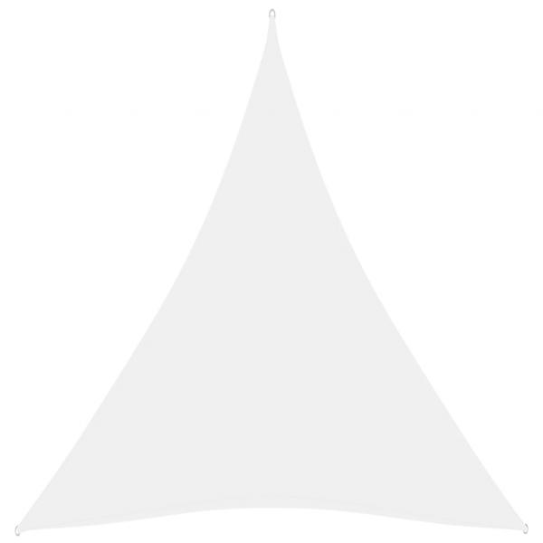 Sonnensegel Oxford-Gewebe Dreieckig 5x6x6 m Weiß