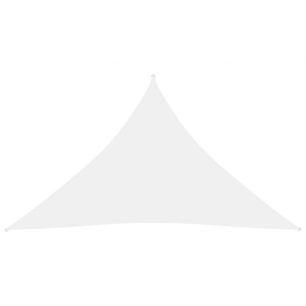 Sonnensegel Oxford-Gewebe Dreieckig 5x5x6 m Weiß