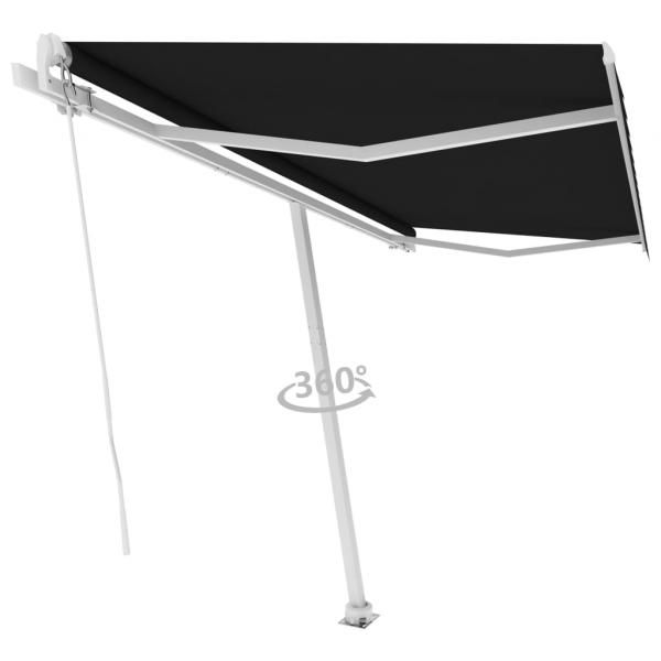 Standmarkise Einziehbar Handbetrieben 400x300 cm Anthrazit