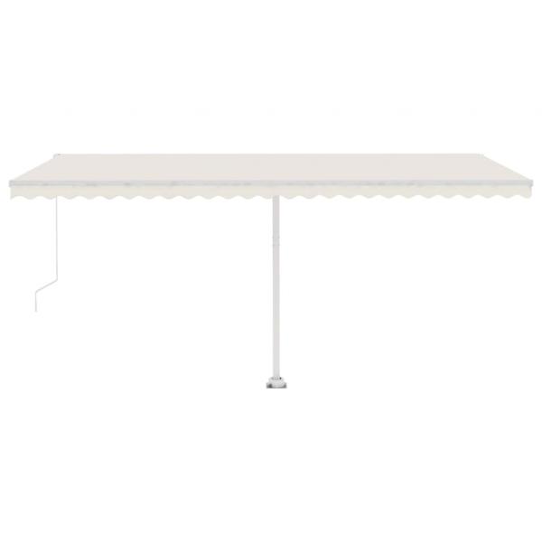 Standmarkise Manuell Einziehbar 500x350 cm Creme