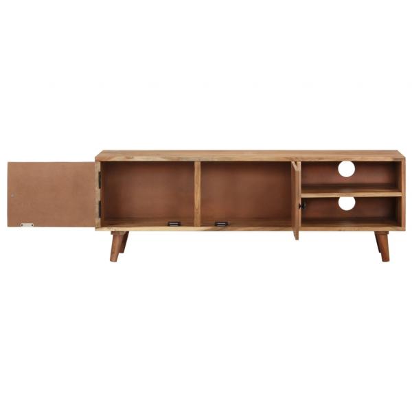TV-Schrank 115x30x39 cm Massivholz Akazie