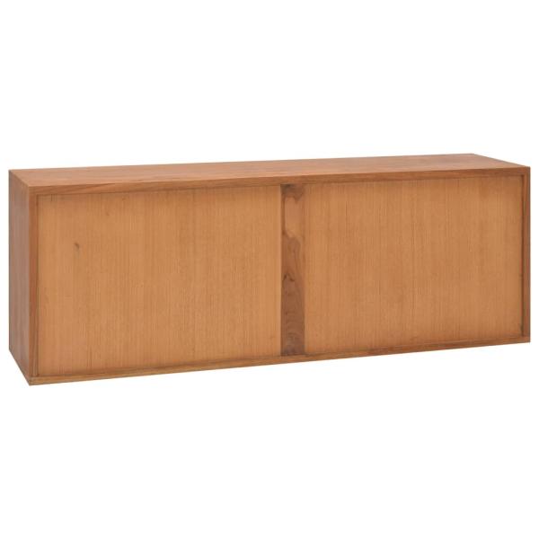 ARDEBO.de - TV-Schrank 110x30x40 cm Teak Massivholz
