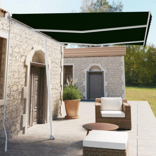 ARDEBO.de - Standmarkise Manuell Einziehbar 350x250 cm Anthrazit