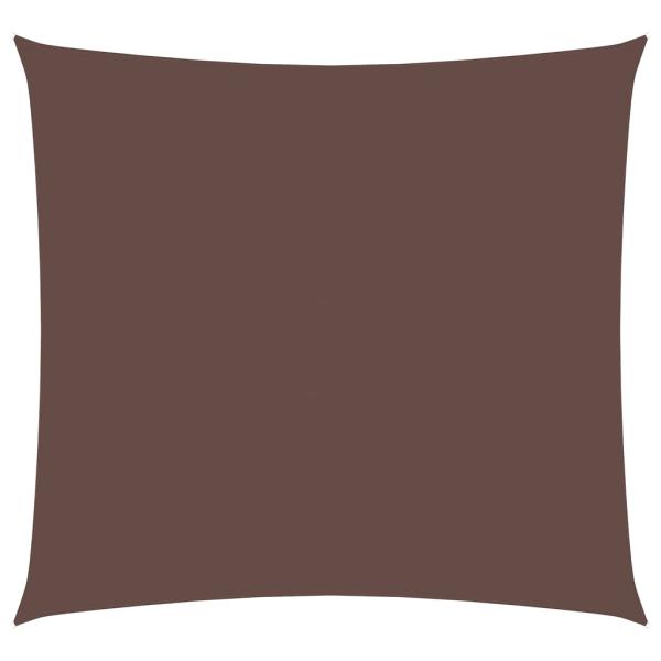 Sonnensegel Oxford-Gewebe Quadratisch 4,5x4,5 m Braun