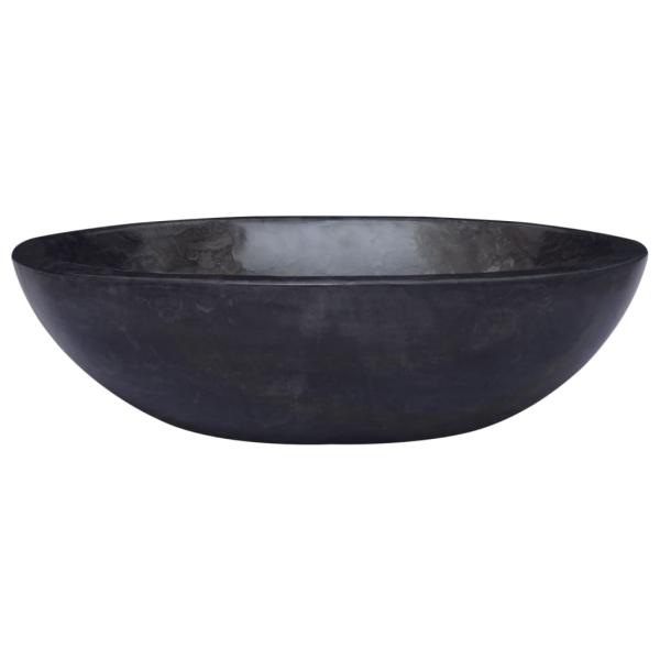 Waschbecken Schwarz 53x40x15 cm Marmor