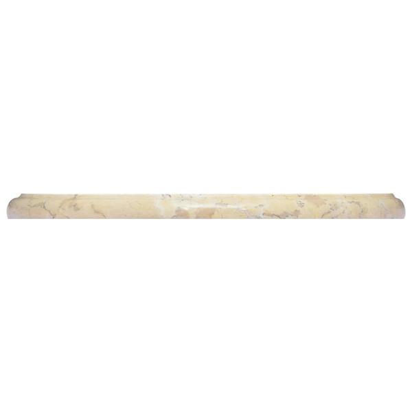 Tischplatte Creme Ø40x2,5 cm Marmor 