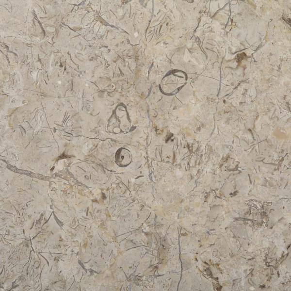 Tischplatte Grau Ø50x2,5 cm Marmor