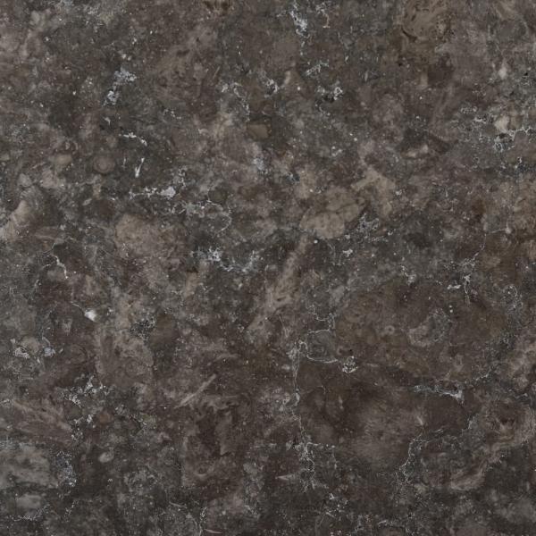 Tischplatte Schwarz Ø60x2,5 cm Marmor