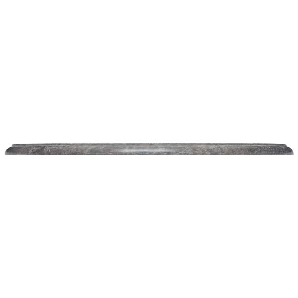 Tischplatte Schwarz Ø60x2,5 cm Marmor