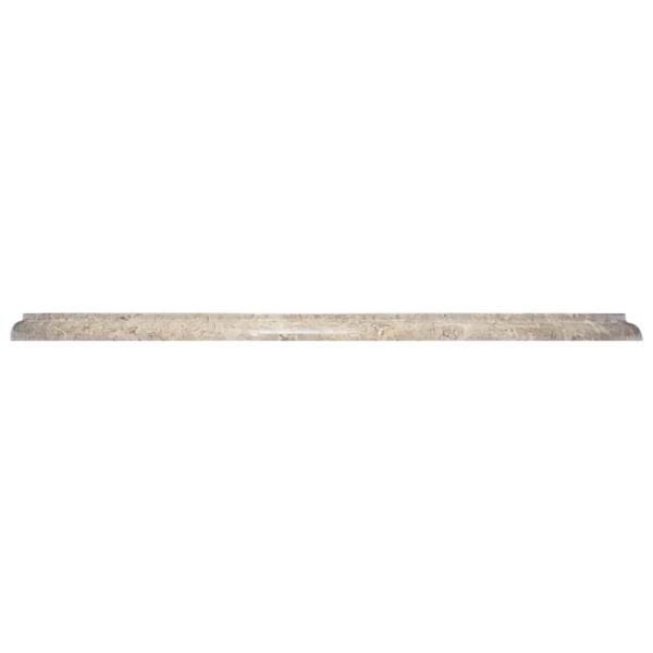 Tischplatte Grau Ø60x2,5 cm Marmor