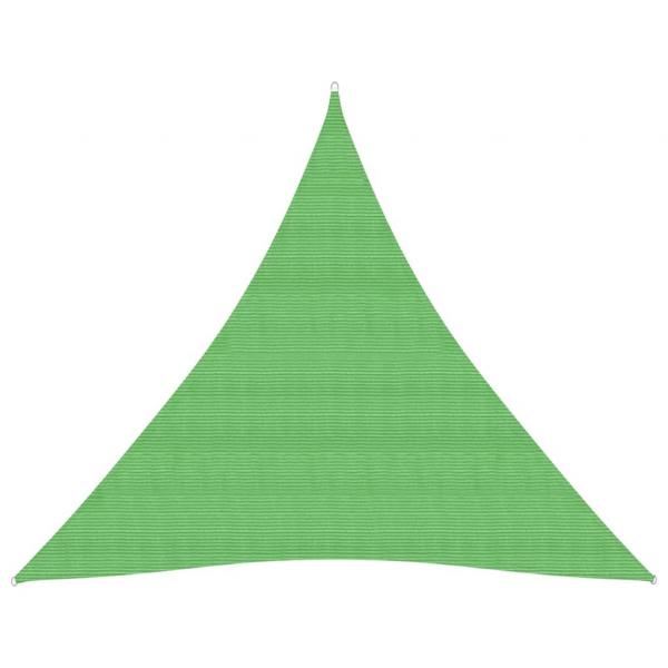 ARDEBO.de - Sonnensegel 160 g/m² Hellgrün 4,5x4,5x4,5 m HDPE