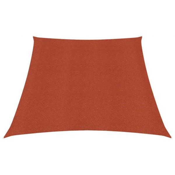ARDEBO.de - Sonnensegel 160 g/m² Terrakottarot 3/4x2 m HDPE