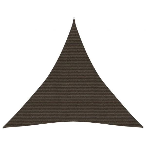 ARDEBO.de - Sonnensegel 160 g/m² Braun 4x4x4 m HDPE