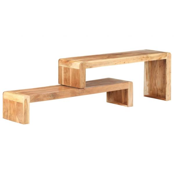 2-tlg. TV-Schrank Massivholz Akazie 