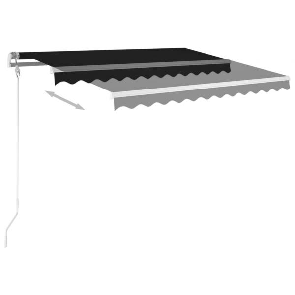 Standmarkise Manuell Einziehbar 300x250 cm Anthrazit