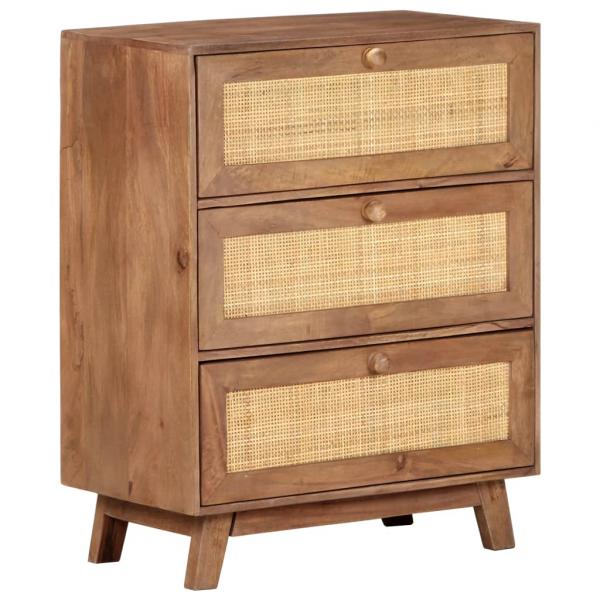 ARDEBO.de - Sideboard 61x35x76 cm Massivholz Mango