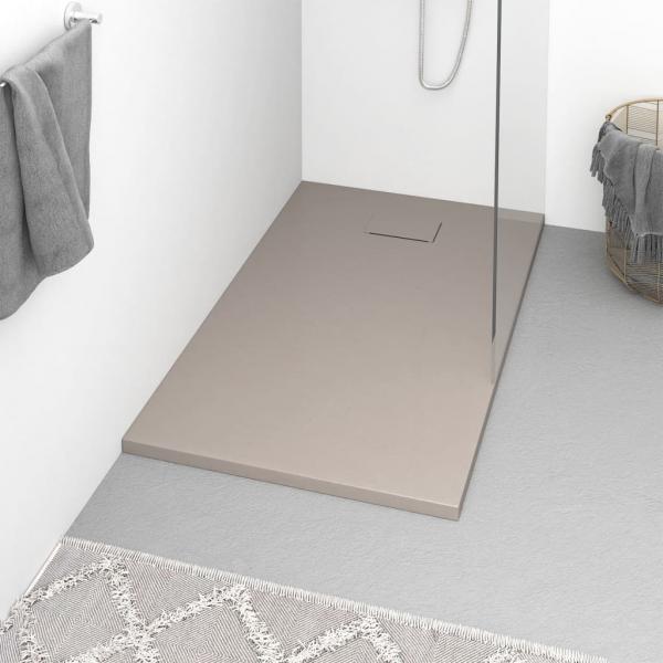 ARDEBO.de - Duschwanne SMC Braun 120x70 cm