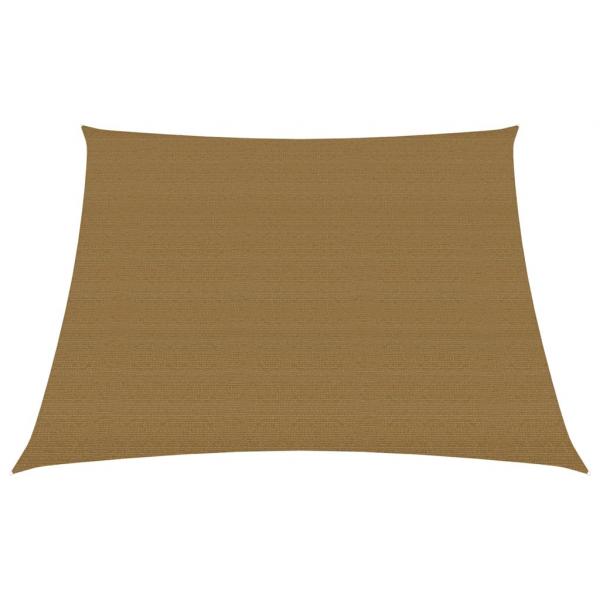 ARDEBO.de - Sonnensegel 160 g/m² Taupe 3/4x3 m HDPE