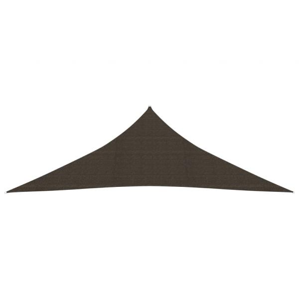 Sonnensegel 160 g/m² Braun 5x5x6 m HDPE