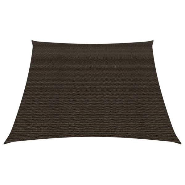 ARDEBO.de - Sonnensegel 160 g/m² Braun 4/5x3 m HDPE