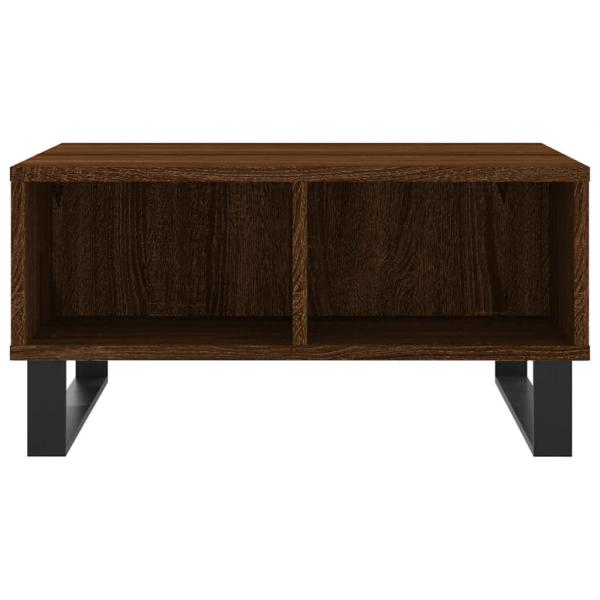 Couchtisch Braun Eichen-Optik 60x60x30 cm Holzwerkstoff