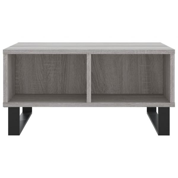 Couchtisch Grau Sonoma 60x60x30 cm Holzwerkstoff