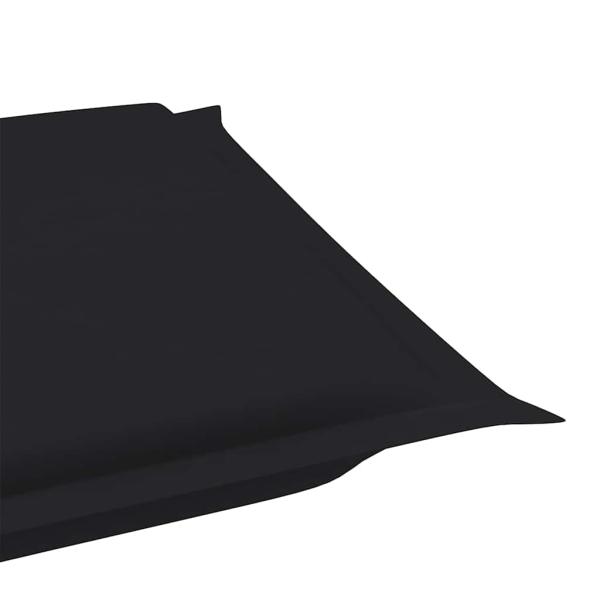 Sonnenliegen 2 Stk. mit Auflagen Massivholz Akazie